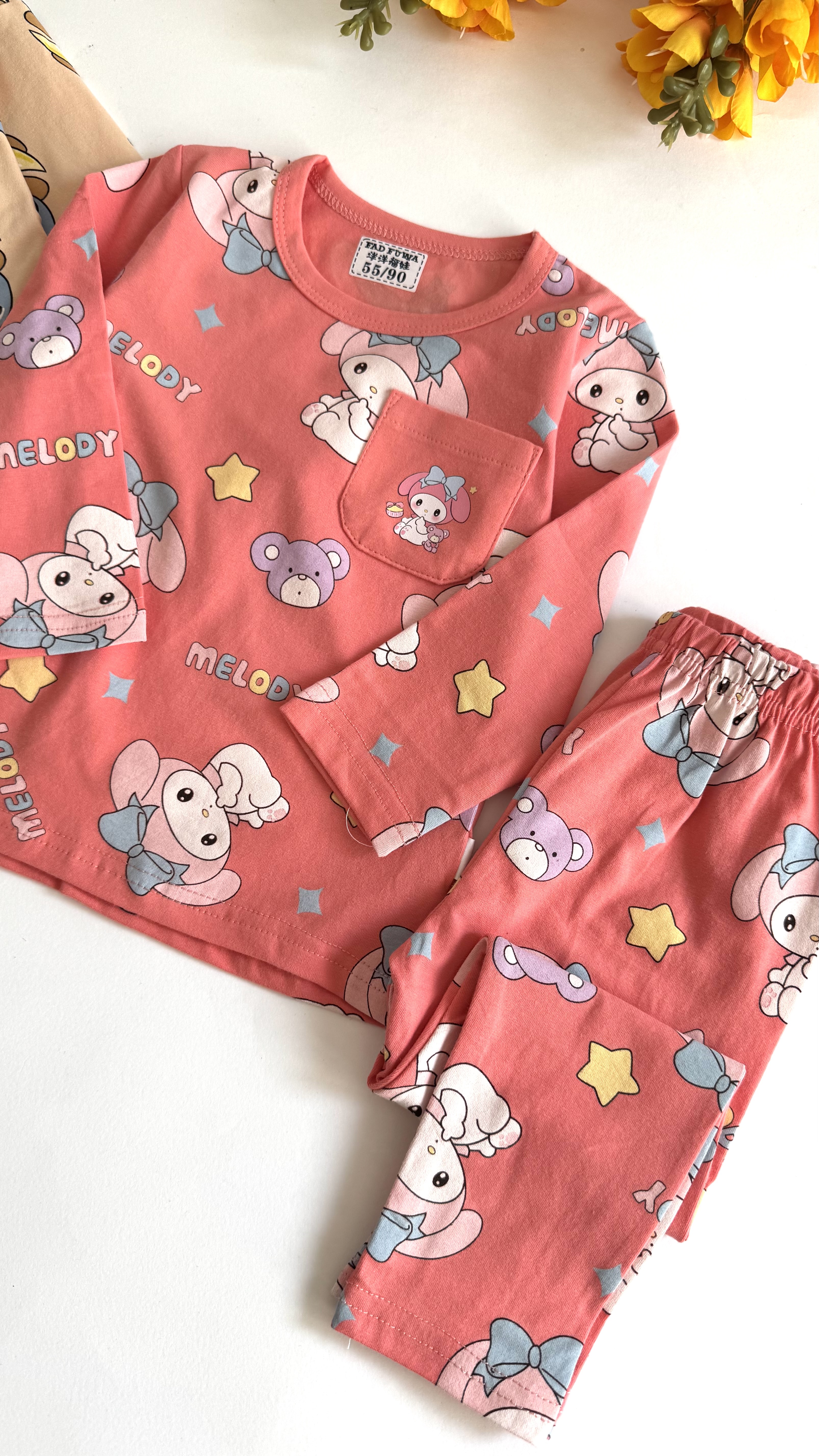 تصویر بلوزشلواروارداتی بچگانه - سایز 